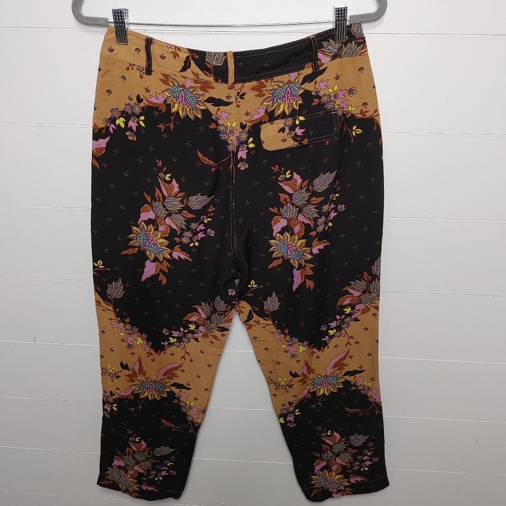 Scotch & Soda Linen Blend Floral Printed Straight Leg Pants Size M - Picture 7 of 15